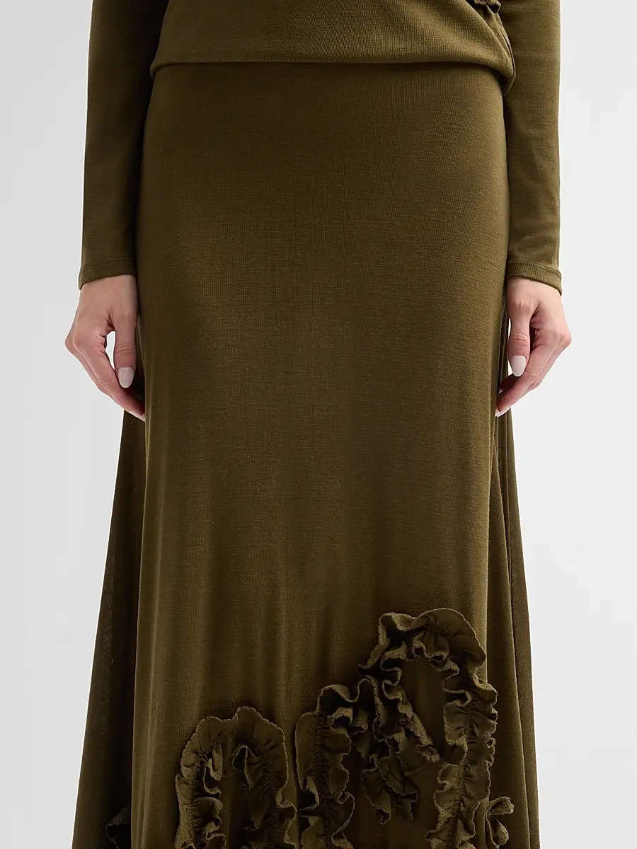 Ulla Johnson Women's Heloise Jersey Midi Skirt | Thumbnail 5
