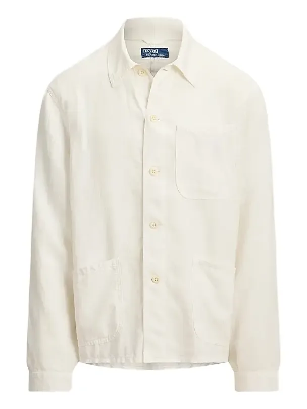 Men's Linen Utility Jacket Men's Linen Utility Jacket