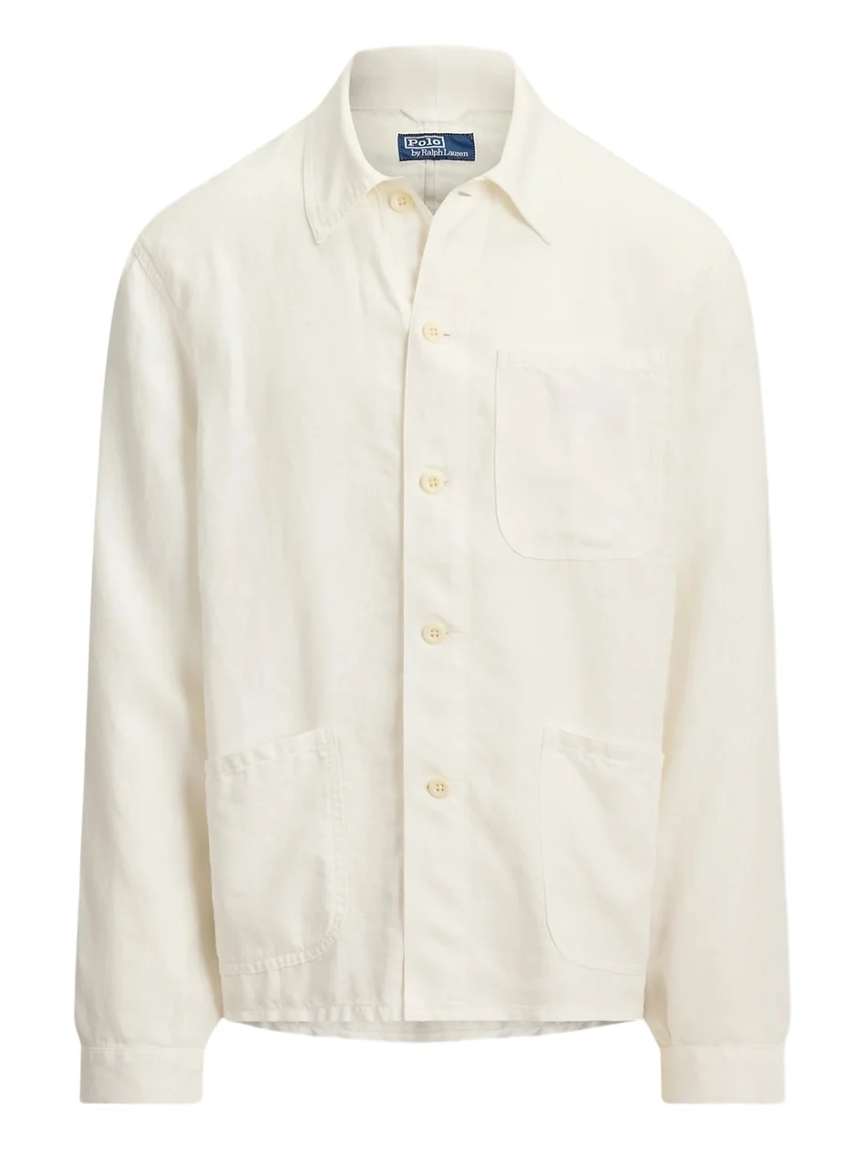 Men's Linen Utility Jacket