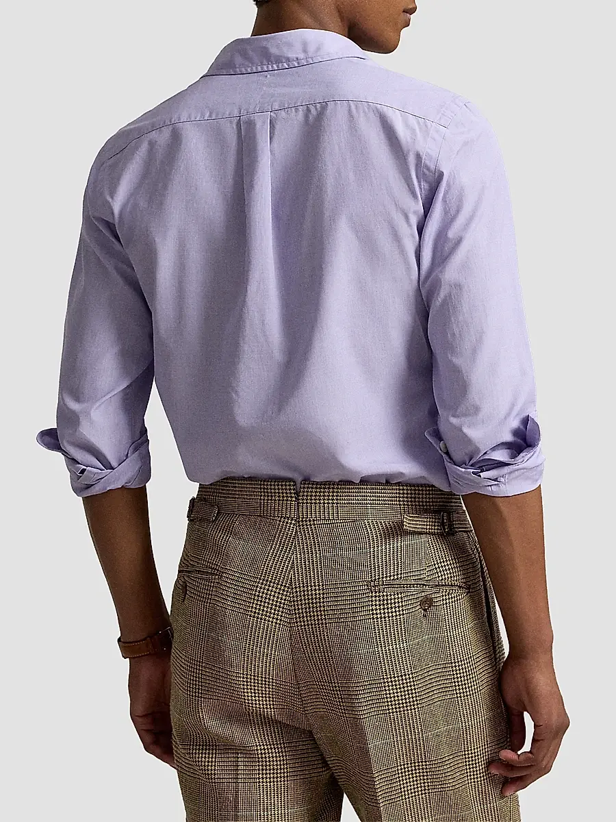 Polo Ralph Lauren Men's Classic-Fit End-on-End Workshirt | Thumbnail 3 Polo Ralph Lauren Men's Classic-Fit End-on-End Workshirt | Thumbnail 3