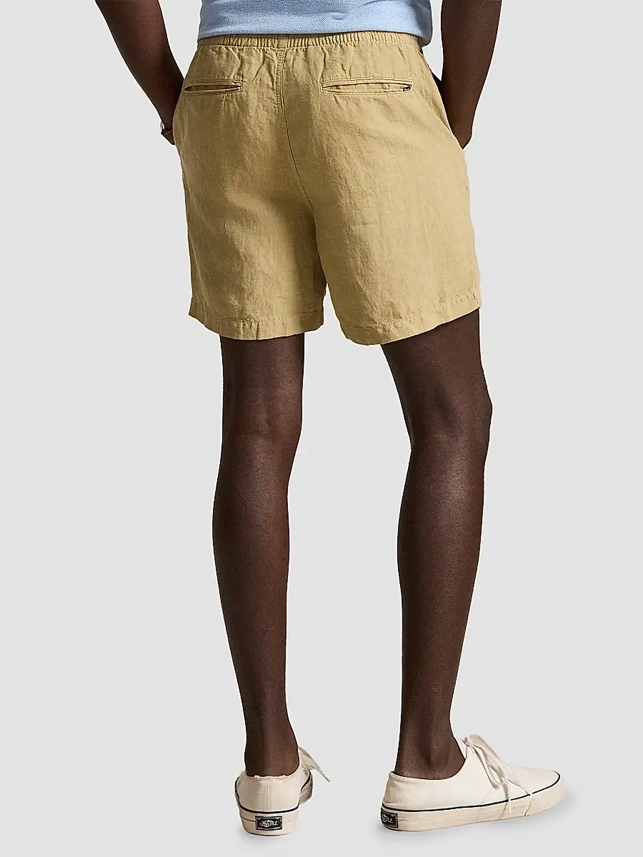 Polo Ralph Lauren Men's Linen Drawstring Shorts | Thumbnail 3 Polo Ralph Lauren Men's Linen Drawstring Shorts | Thumbnail 3