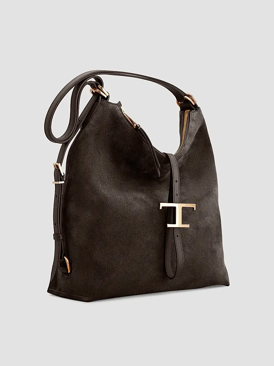 Tod's Women's T Timeless Suede Small Shoulder Bag | Thumbnail 3