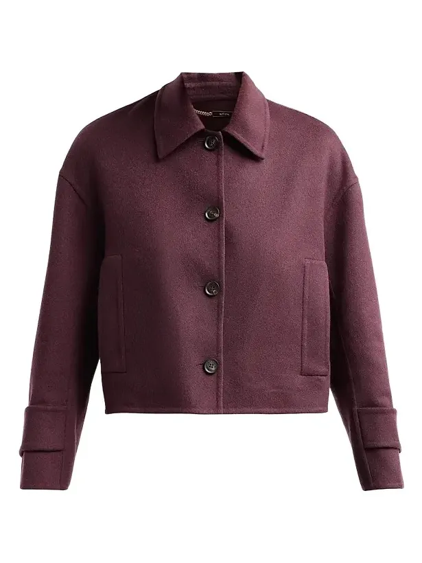 Women's Crop Cashmere Jacket Women's Crop Cashmere Jacket