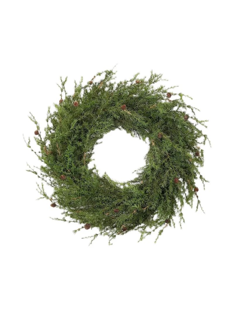 Winward Home Holiday Newness Faux-Pine Wreath