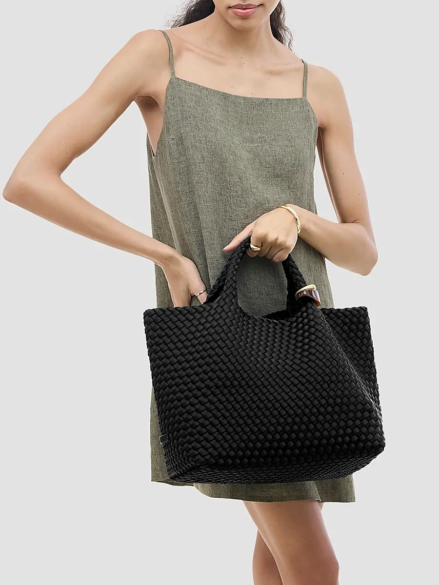 Naghedi Women's St. Barths Medium Beads Tote Bag | Thumbnail 3 Naghedi Women's St. Barths Medium Beads Tote Bag | Thumbnail 3
