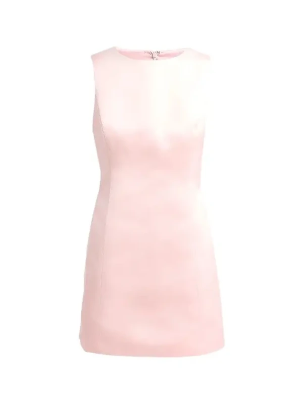 Women's Satin Sleeveless A-Line Mini Dress Women's Satin Sleeveless A-Line Mini Dress
