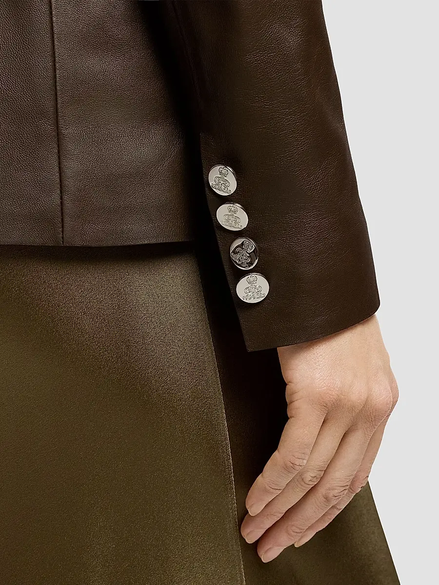 Ralph Lauren Collection Women's Parker Leather Jacket | Thumbnail 5 Ralph Lauren Collection Women's Parker Leather Jacket | Thumbnail 5