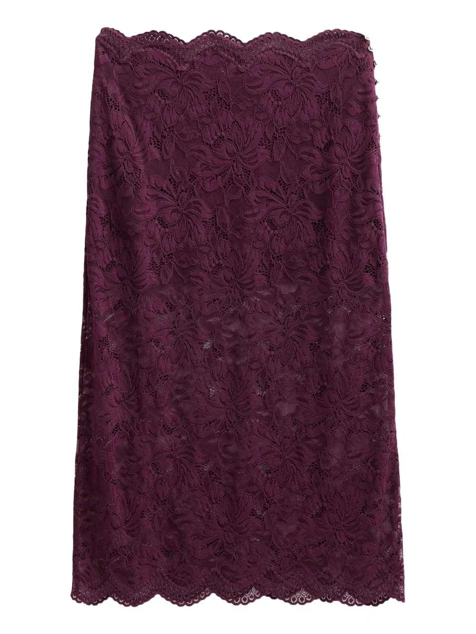 Women's Scalloped Lace Midi Skirt Women's Scalloped Lace Midi Skirt