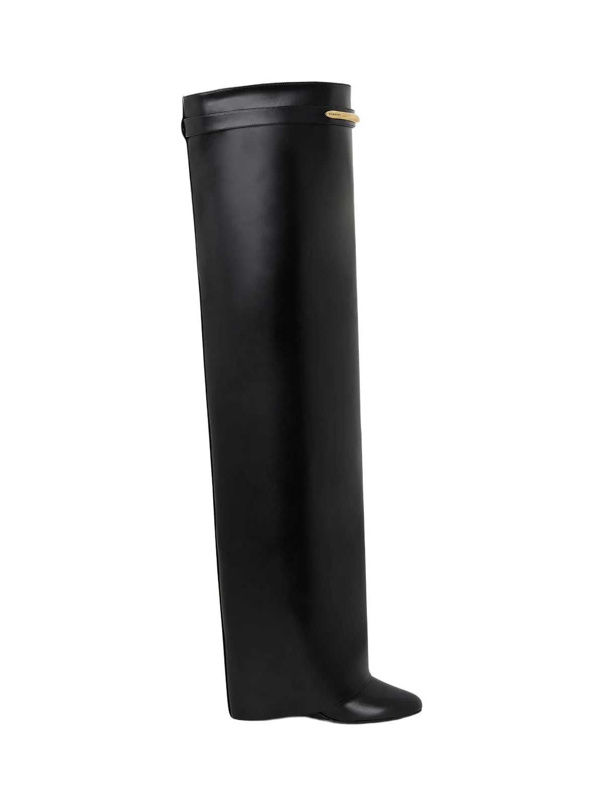 Givenchy Women's Shark Pinch Over-The-Knee Boots in Leather - Black Golden