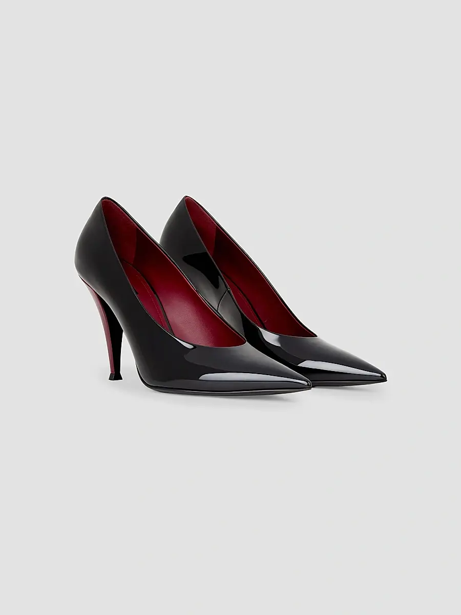 Givenchy Women's Pointy Pumps in Patent Leather - Black Burgundy | Thumbnail 2 Givenchy Women's Pointy Pumps in Patent Leather - Black Burgundy | Thumbnail 2