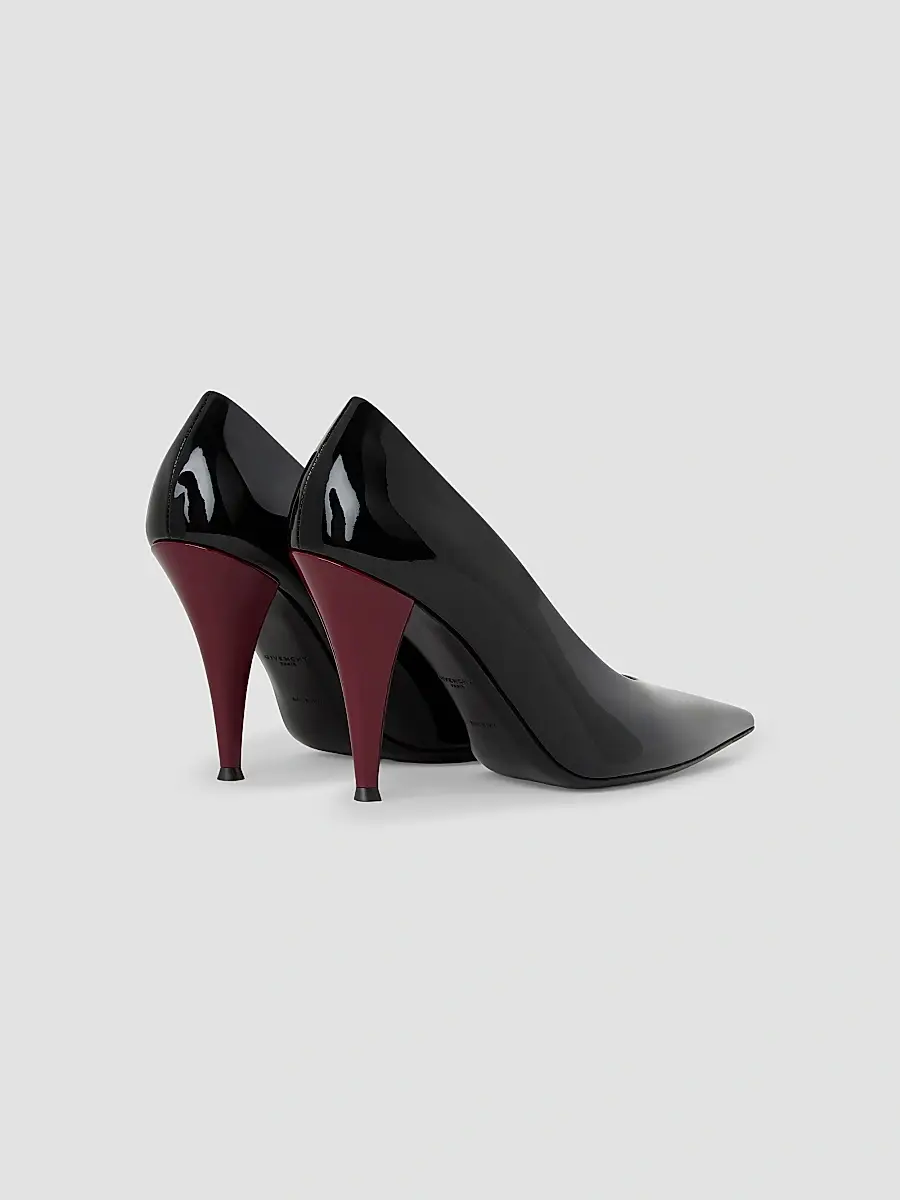 Givenchy Women's Pointy Pumps in Patent Leather - Black Burgundy | Thumbnail 4 Givenchy Women's Pointy Pumps in Patent Leather - Black Burgundy | Thumbnail 4