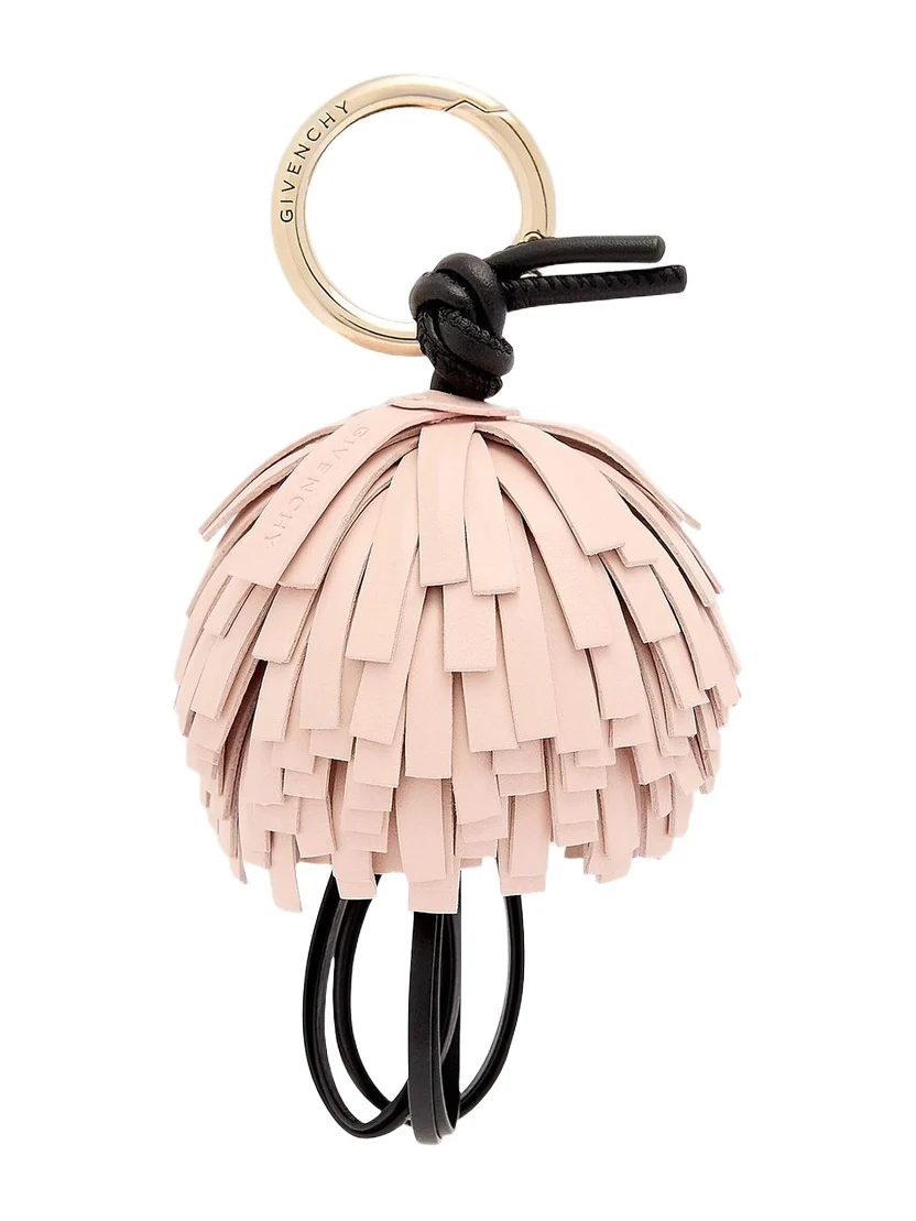 Givenchy Women's Bicolor Daisy Charm in Nappa Leather - Black Pink