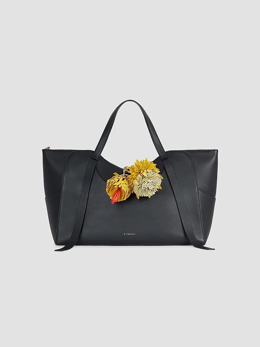 Givenchy Women's Bicolor Daisy Charm in Nappa Leather - Yellow Red | Thumbnail 2 Givenchy Women's Bicolor Daisy Charm in Nappa Leather - Yellow Red | Thumbnail 2