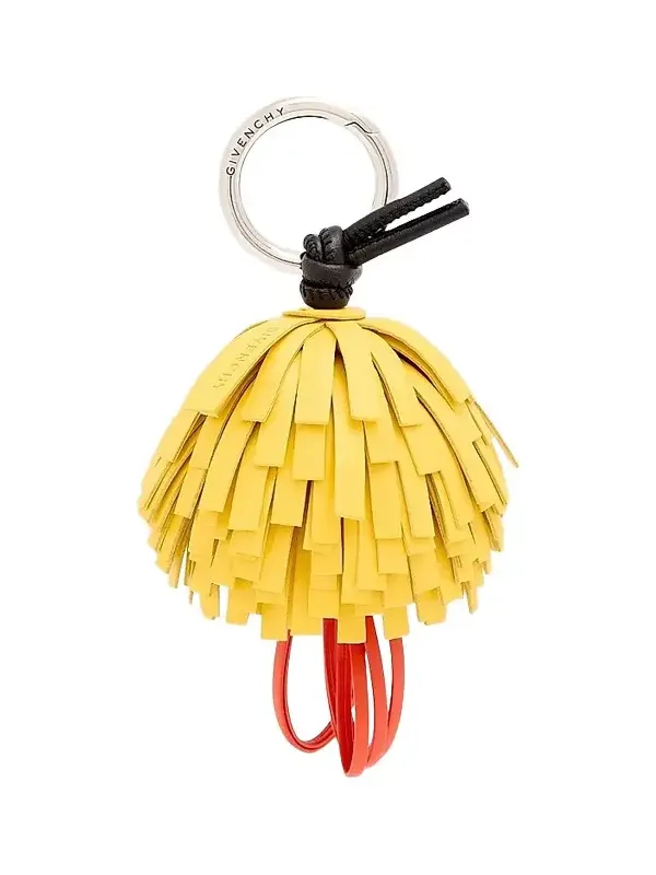 Givenchy Women's Bicolor Daisy Charm in Nappa Leather - Yellow Red