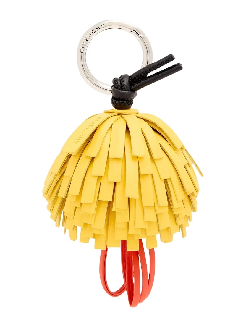 Givenchy Women's Bicolor Daisy Charm in Nappa Leather - Yellow Red