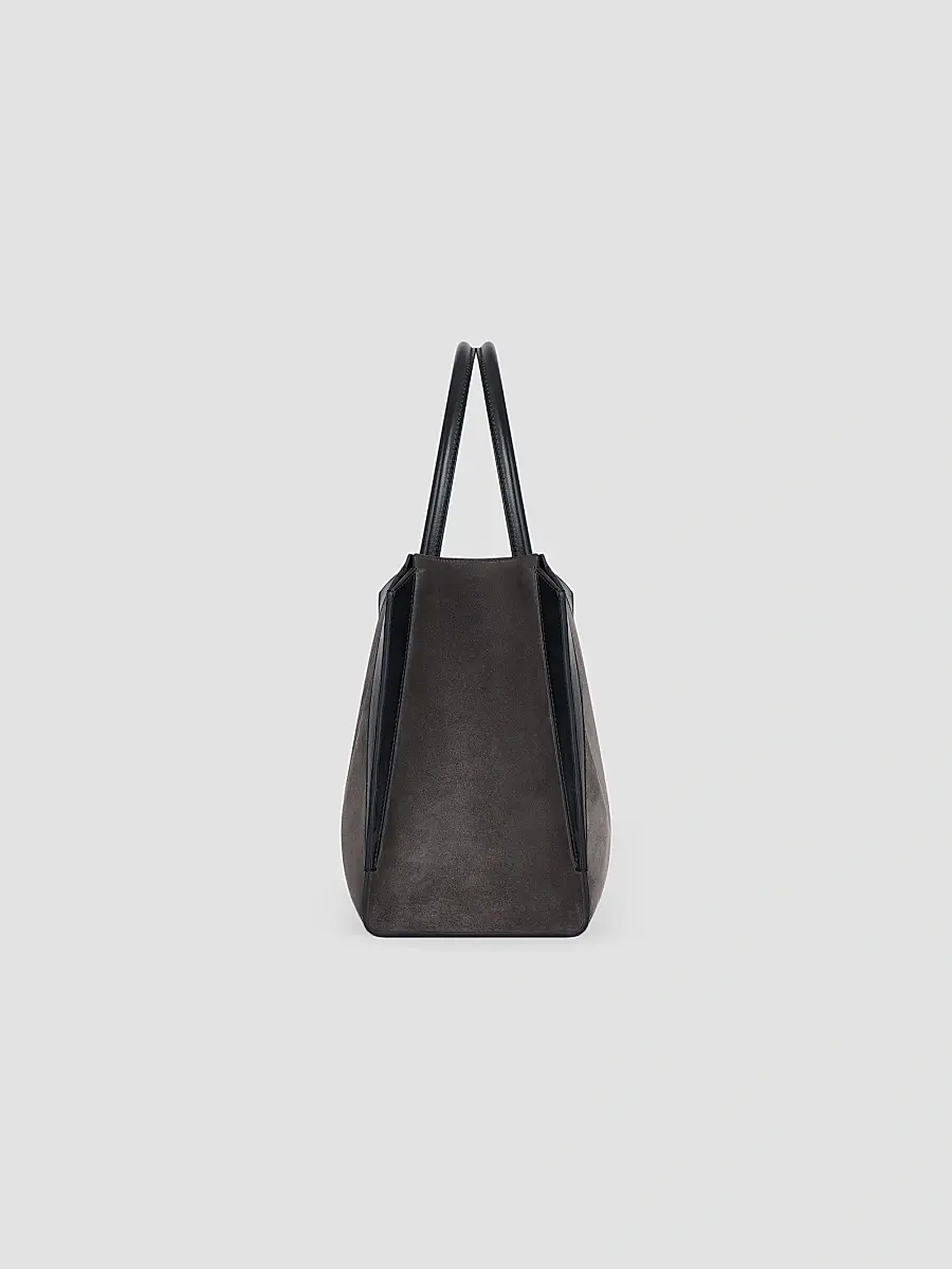 Givenchy Women's Medium Antigona Catchall Tote Bag in Suede - Dark Grey | Thumbnail 2 Givenchy Women's Medium Antigona Catchall Tote Bag in Suede - Dark Grey | Thumbnail 2