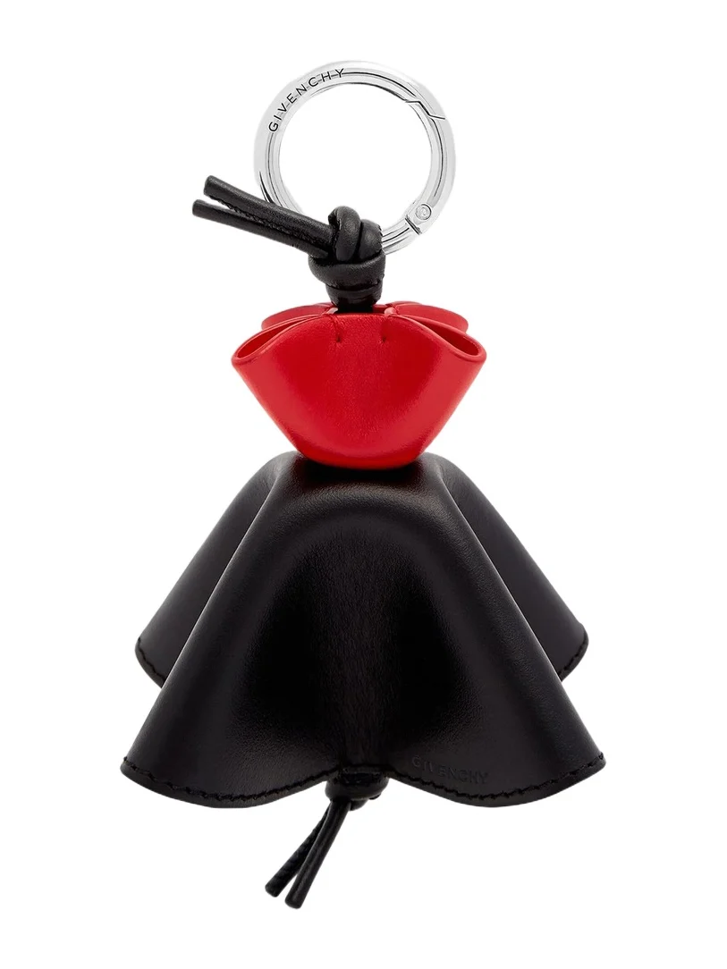 Givenchy Women's Bicolor Dancer Charm in Nappa Leather - Black Red