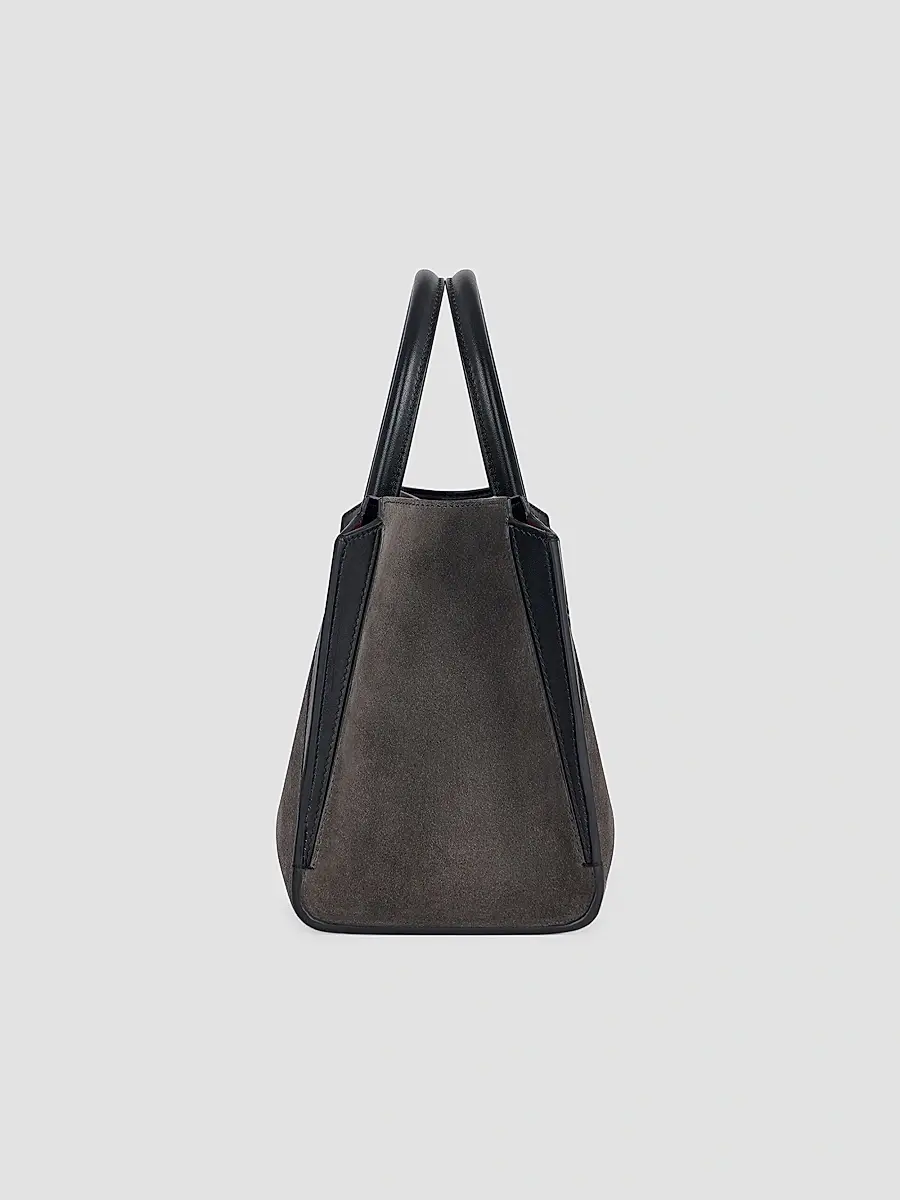 Givenchy Women's Small Antigona Catchall Top Handle Bag in Suede Leather - Dark Grey | Thumbnail 2 Givenchy Women's Small Antigona Catchall Top Handle Bag in Suede Leather - Dark Grey | Thumbnail 2