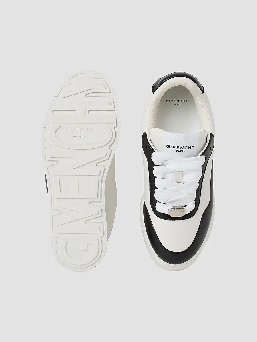 Givenchy Women's Puffy Yard Sneakers in Nappa Leather - White Black | Thumbnail 3 Givenchy Women's Puffy Yard Sneakers in Nappa Leather - White Black | Thumbnail 3
