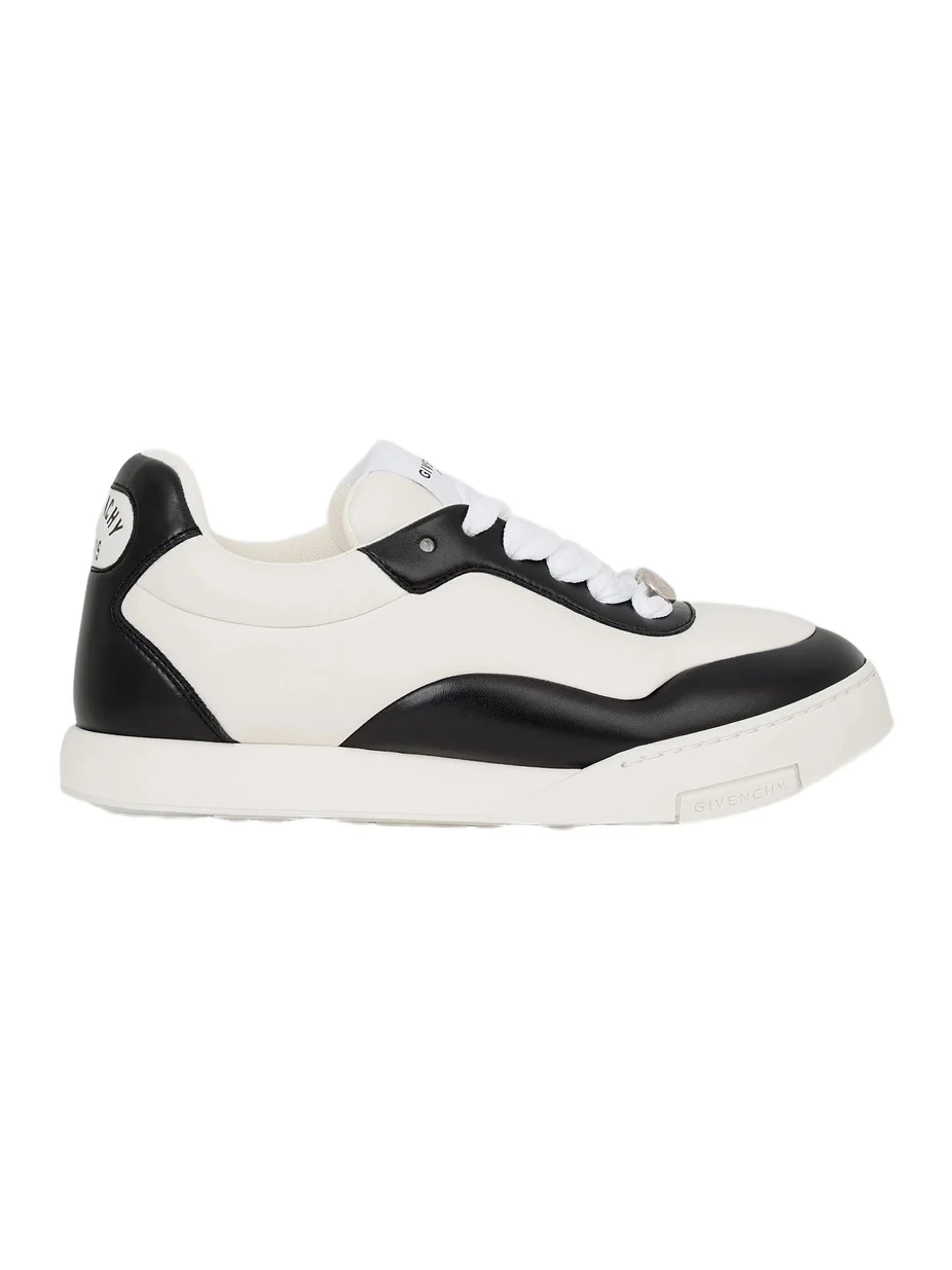 Women's Puffy Yard Sneakers in Nappa Leather - White Black Women's Puffy Yard Sneakers in Nappa Leather - White Black