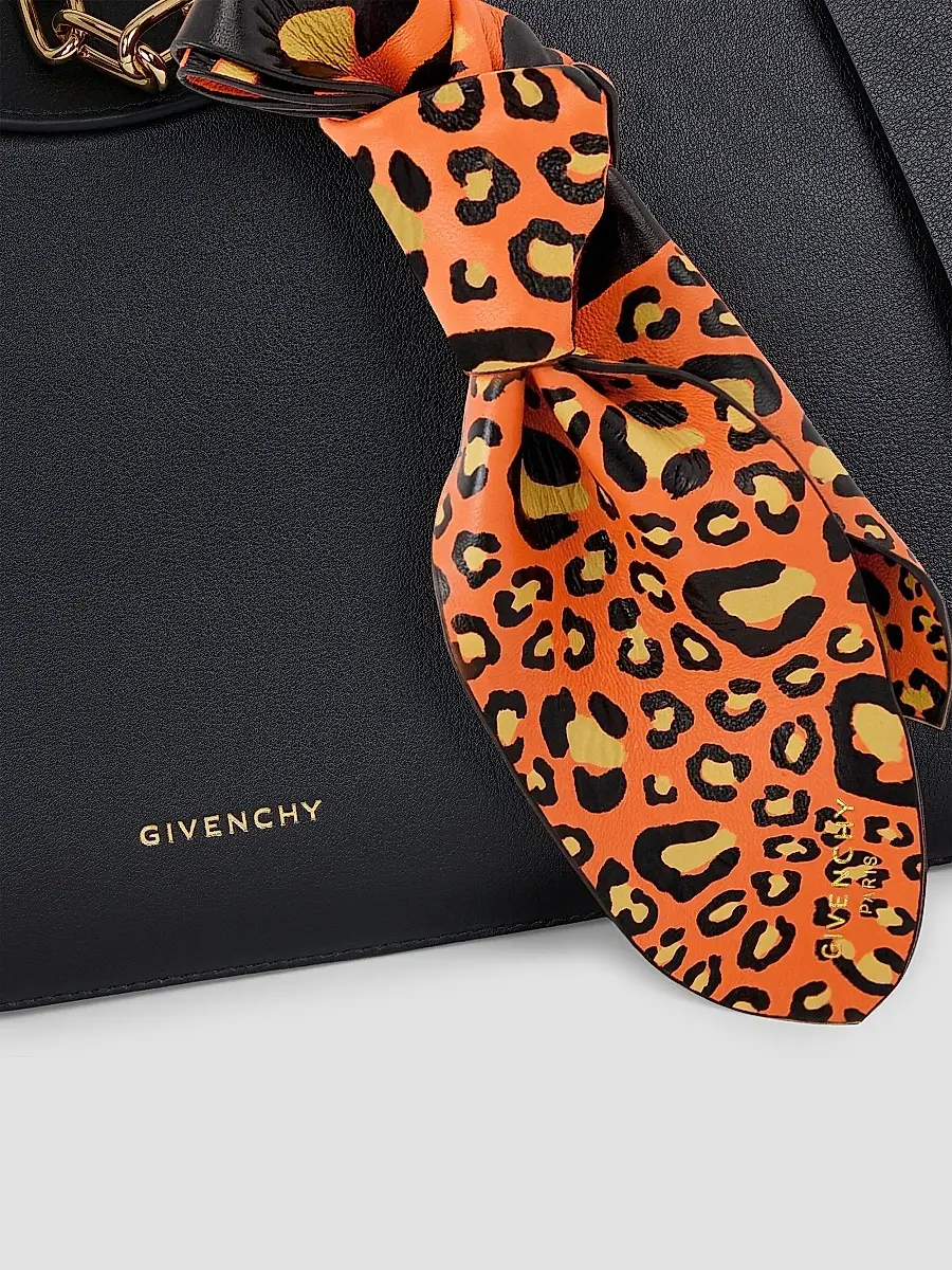 Givenchy Women's Lucky Charms Bow Charm Bag in Leopard Nappa Leather | Thumbnail 3 Givenchy Women's Lucky Charms Bow Charm Bag in Leopard Nappa Leather | Thumbnail 3