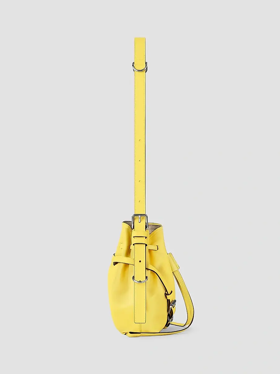 Givenchy Women's Small Voyou Bucket Bag in Shiny Leather - Yellow | Thumbnail 2 Givenchy Women's Small Voyou Bucket Bag in Shiny Leather - Yellow | Thumbnail 2
