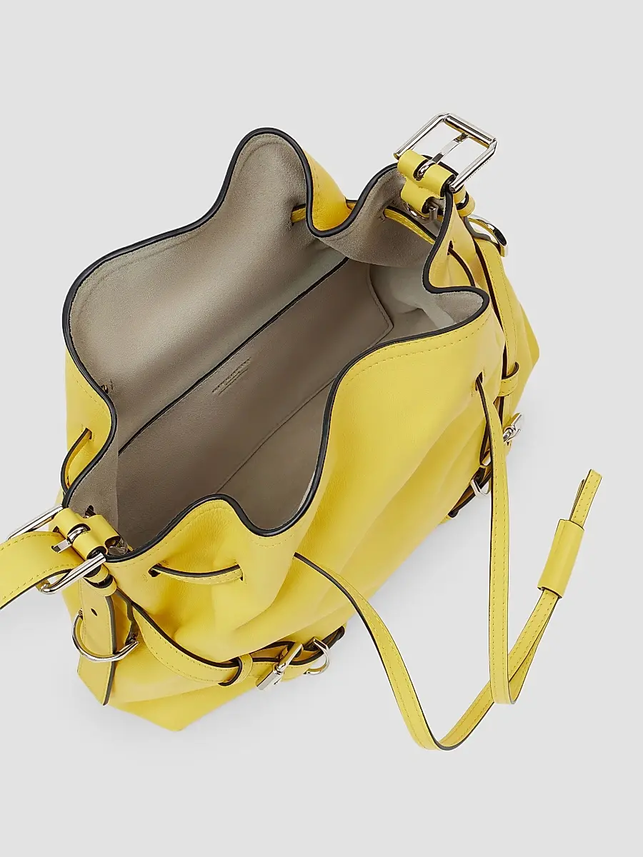 Givenchy Women's Small Voyou Bucket Bag in Shiny Leather - Yellow | Thumbnail 4 Givenchy Women's Small Voyou Bucket Bag in Shiny Leather - Yellow | Thumbnail 4