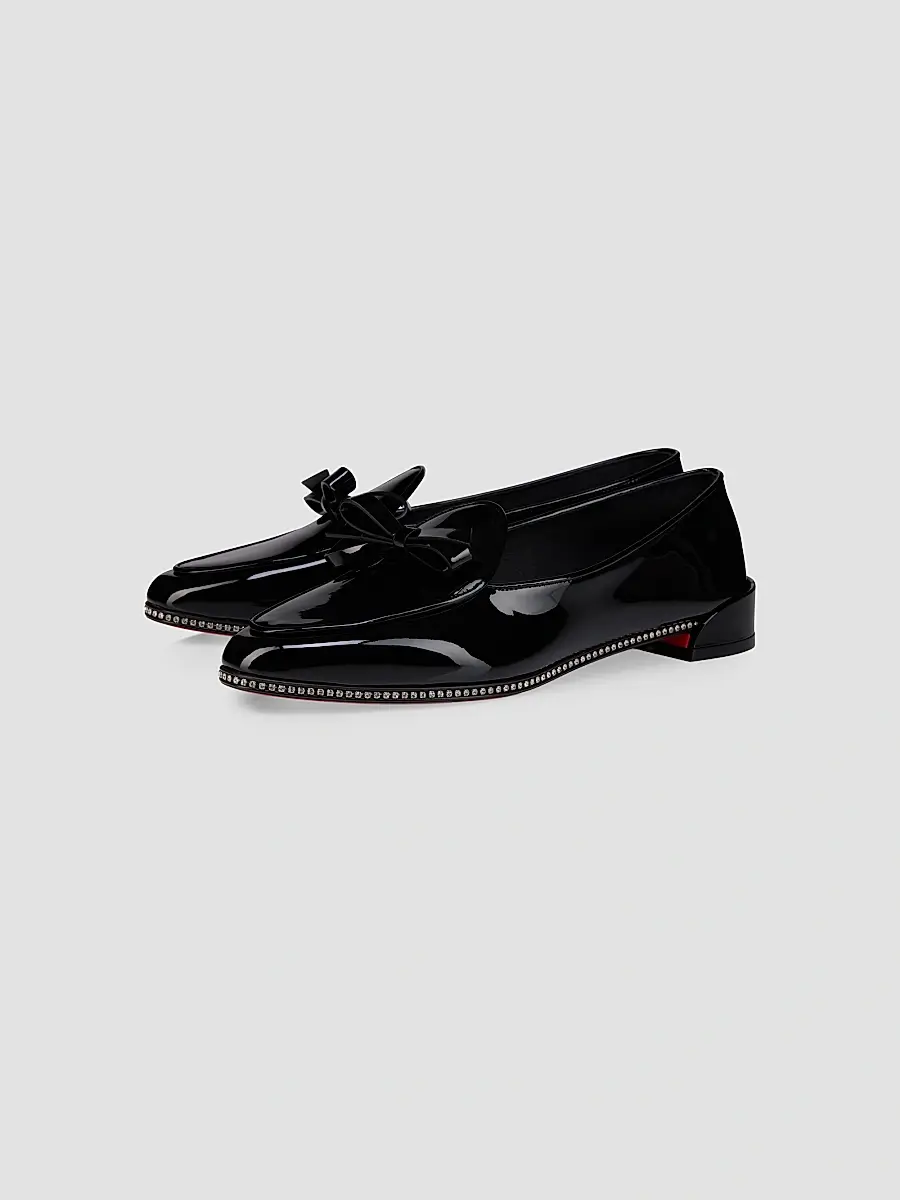 Christian Louboutin Women's Mocastrass Patent Leather Loafers | Thumbnail 2 Christian Louboutin Women's Mocastrass Patent Leather Loafers | Thumbnail 2