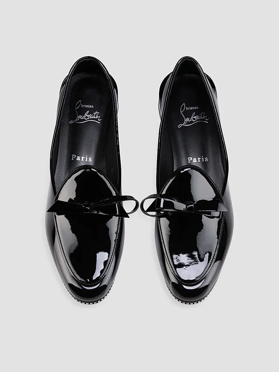 Christian Louboutin Women's Mocastrass Patent Leather Loafers | Thumbnail 4 Christian Louboutin Women's Mocastrass Patent Leather Loafers | Thumbnail 4