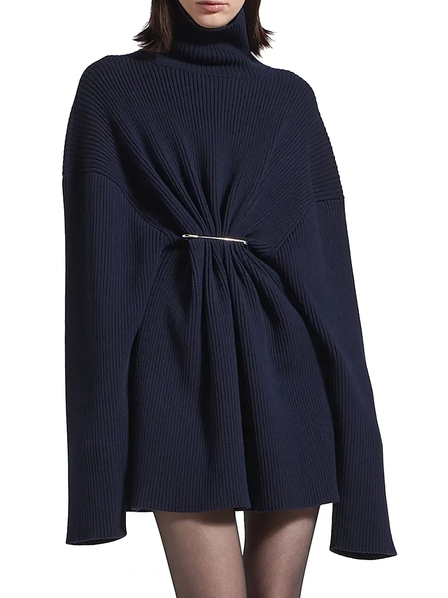 Balenciaga Women's Pinched Mini Dress | Thumbnail 2 Balenciaga Women's Pinched Mini Dress | Thumbnail 2