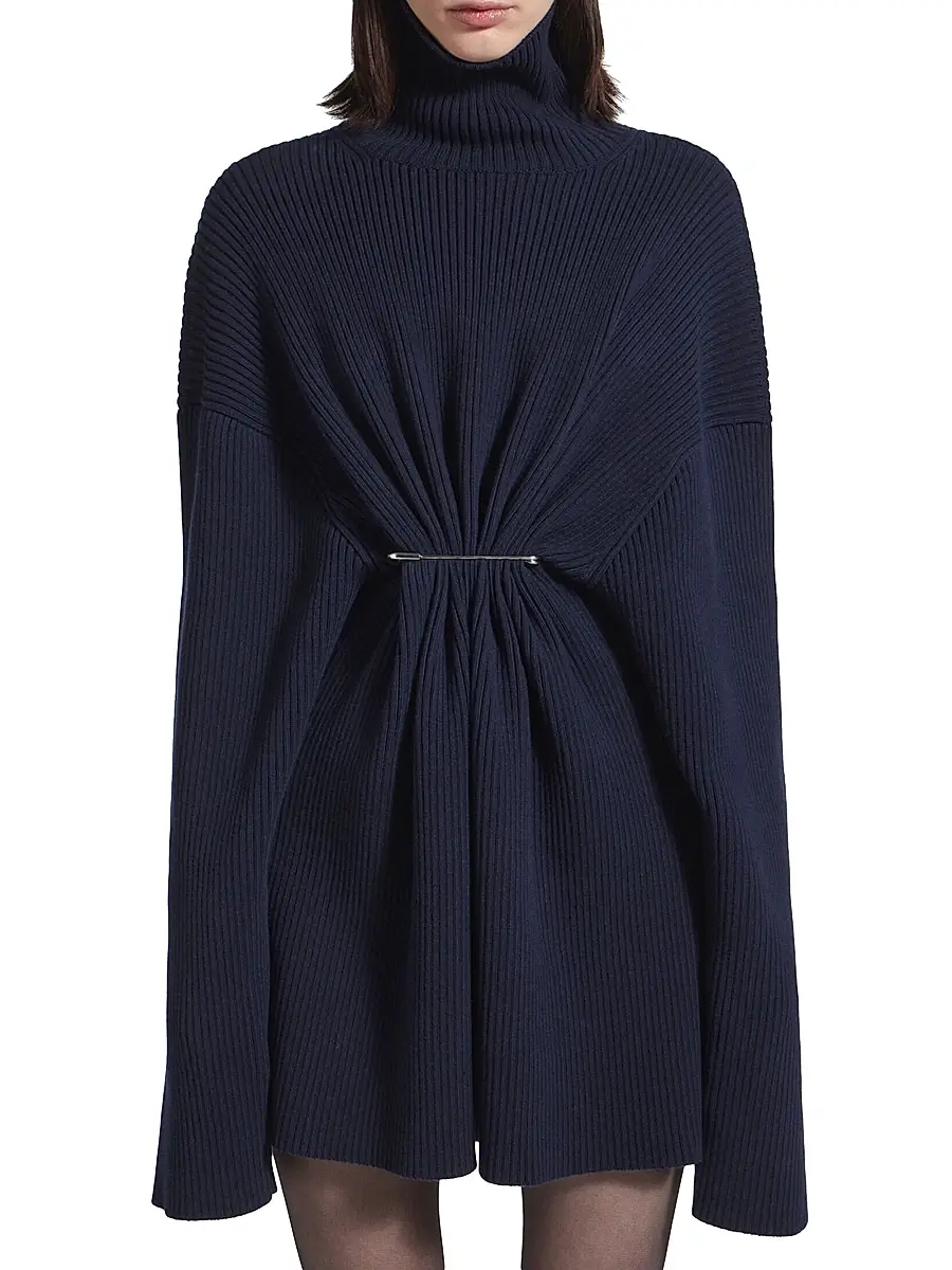 Balenciaga Women's Pinched Mini Dress | Thumbnail 5 Balenciaga Women's Pinched Mini Dress | Thumbnail 5