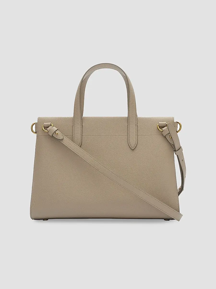 Burberry Women's Cotswolds Small Check Leather Tote Bag | Thumbnail 4 Burberry Women's Cotswolds Small Check Leather Tote Bag | Thumbnail 4