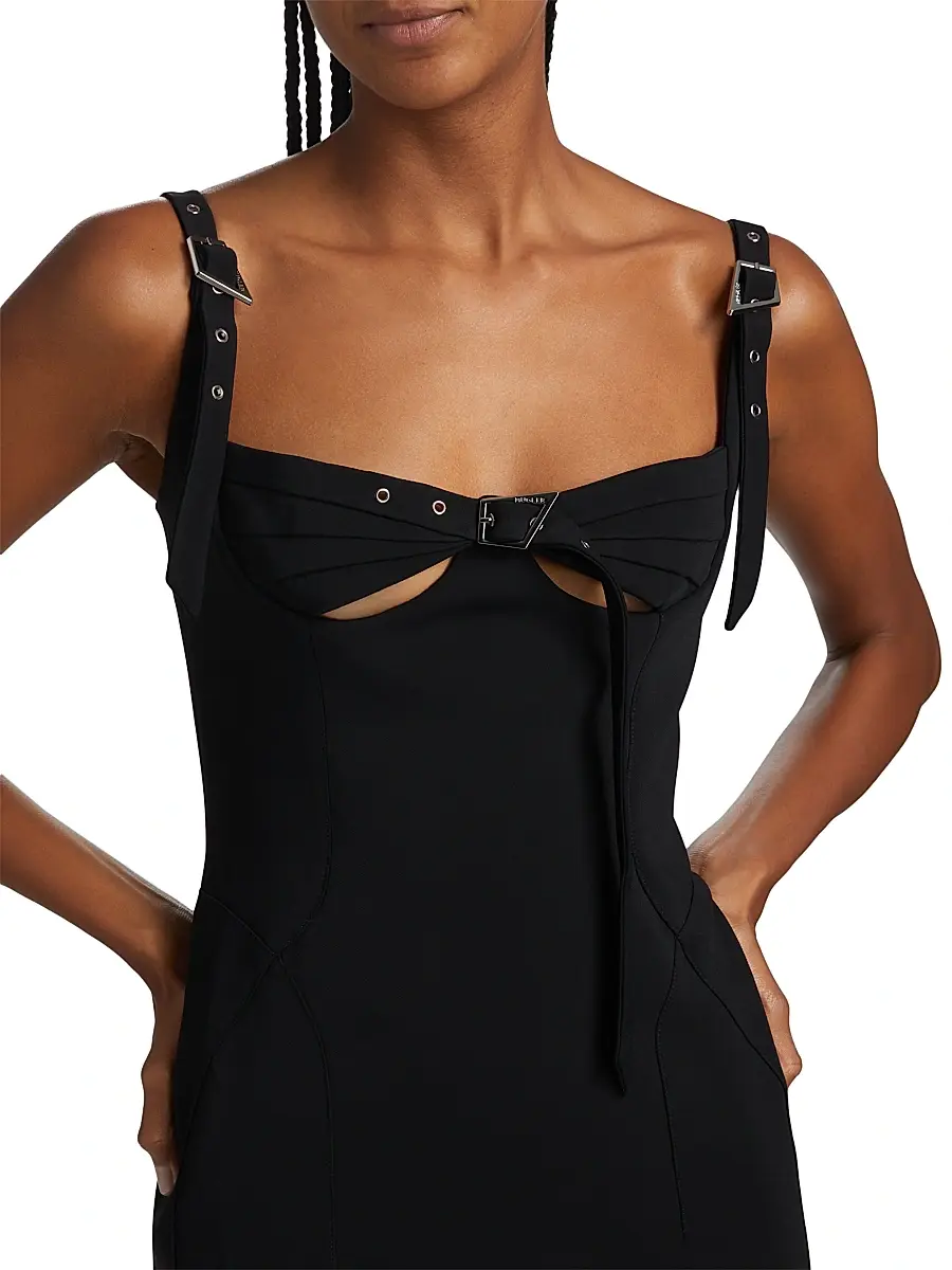 Mugler Women's Bustier Cut-Out Sheath Dress | Thumbnail 6 Mugler Women's Bustier Cut-Out Sheath Dress | Thumbnail 6