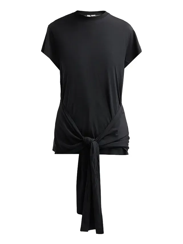 Women's Tie-Waist Jersey Top Women's Tie-Waist Jersey Top