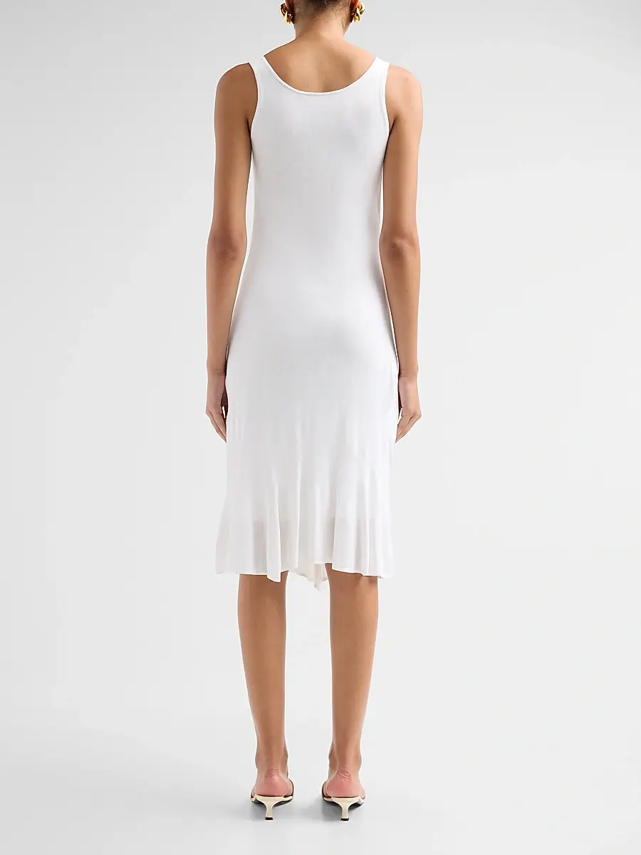 TOTEME Women's Fluted Hem Midi Dress | Thumbnail 3