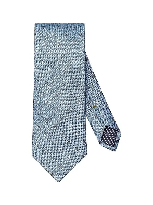 Men's Floral Silk-Linen Tie Men's Floral Silk-Linen Tie