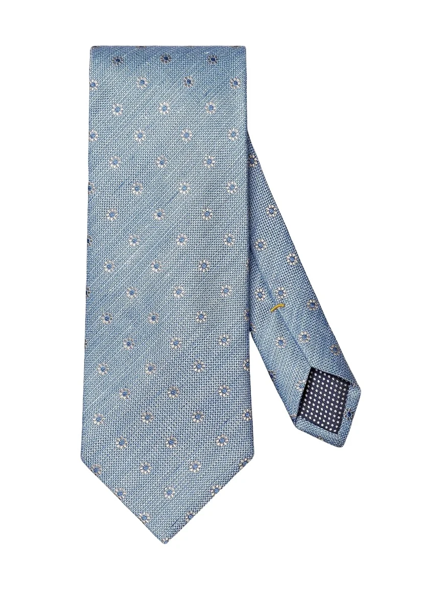 Men's Floral Silk-Linen Tie Men's Floral Silk-Linen Tie