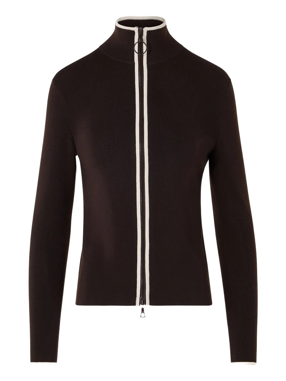 Women's Merino Wool Knit Zip Cardigan Women's Merino Wool Knit Zip Cardigan