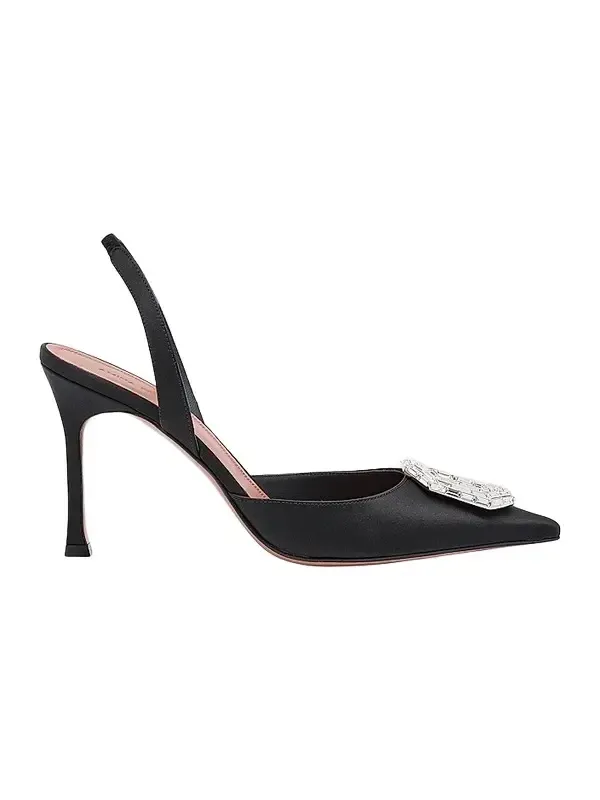 Women's Camelia 90MM Embellished Satin Slingback Pumps