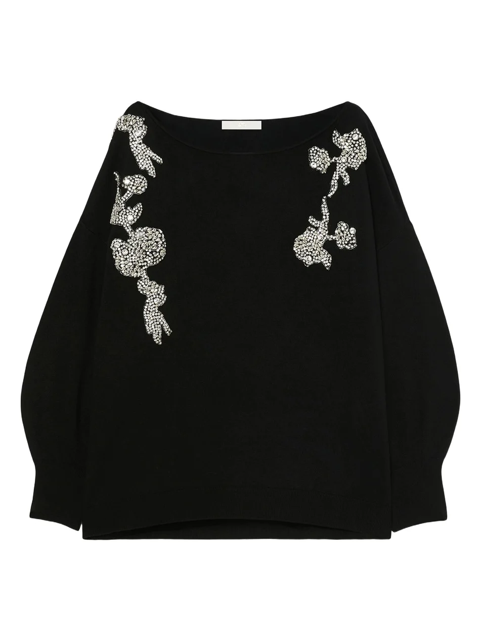 Women's Embroidered Viscose Sweater