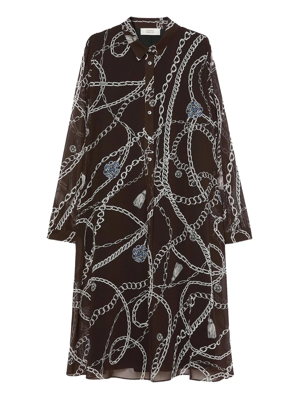 Marina Rinaldi Women's Georgette Print Dress