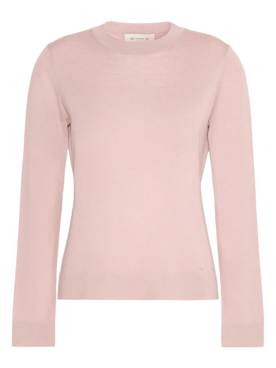 MM Max Mara Women's Crew Neck Wool Yarn Jumper