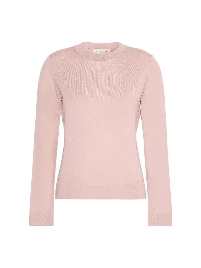 MM Max Mara Women's Crew Neck Wool Yarn Jumper - Mauve - Size XL | Image 1 MM Max Mara Women's Crew Neck Wool Yarn Jumper - Mauve - Size XL | Image 1