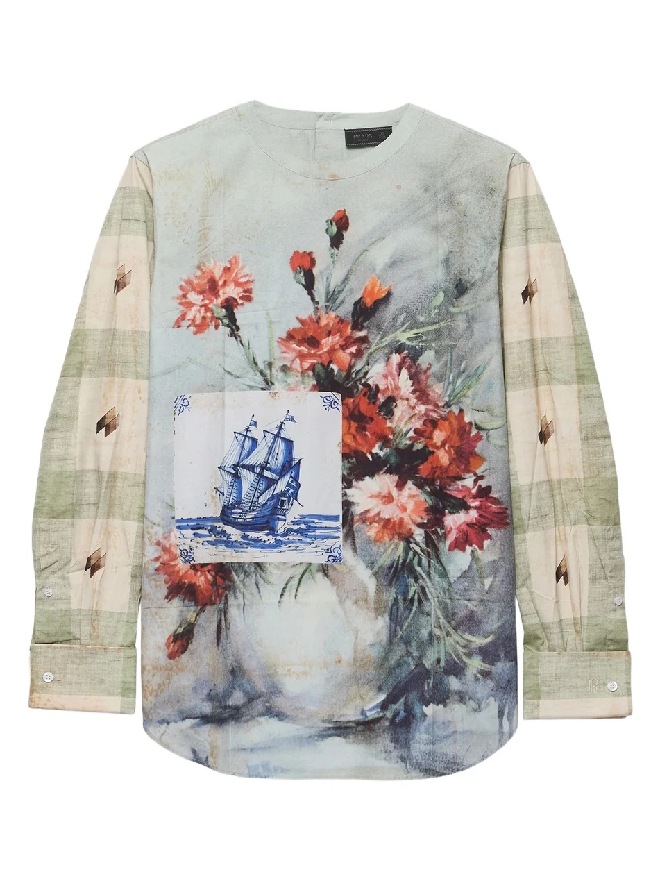 Men's Printed Cotton Shirt Men's Printed Cotton Shirt