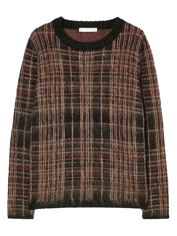 Women's Jacquard Mohair Sweater Women's Jacquard Mohair Sweater