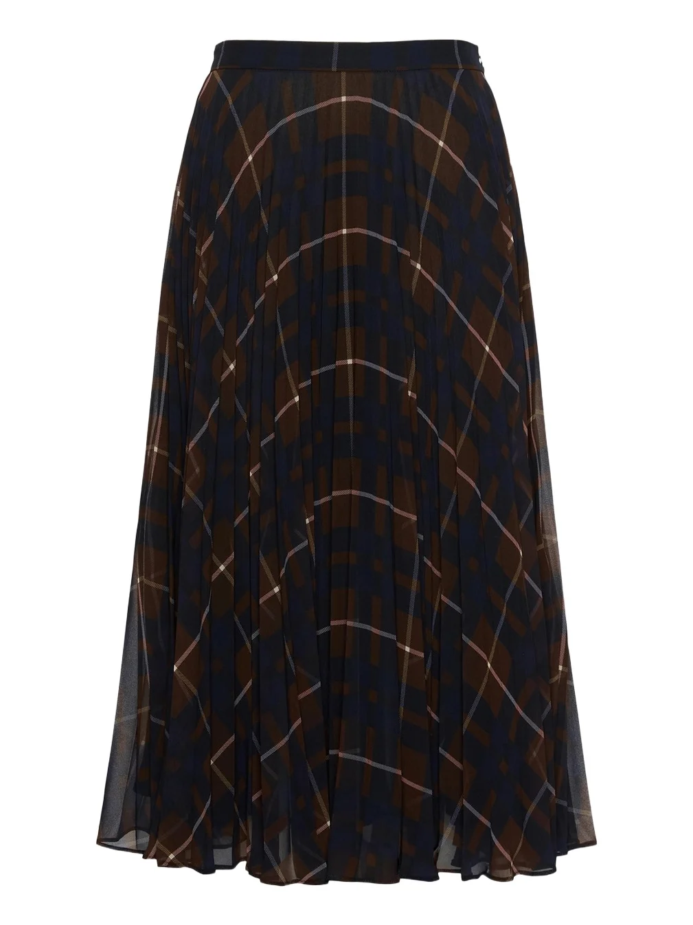 Max Mara Women's Plisse Pleated Georgette Blend Skirt