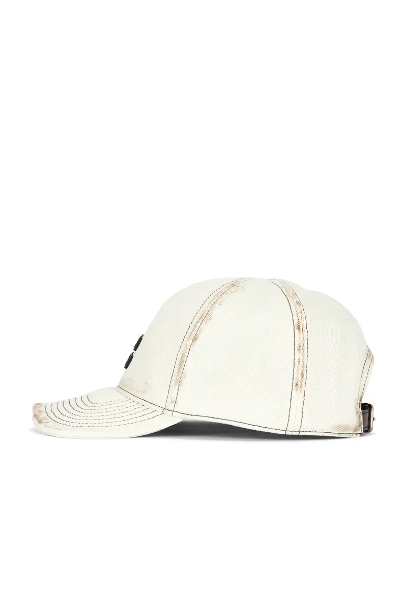 Miu Miu Denim Baseball Cap | Thumbnail 3 Miu Miu Denim Baseball Cap | Thumbnail 3