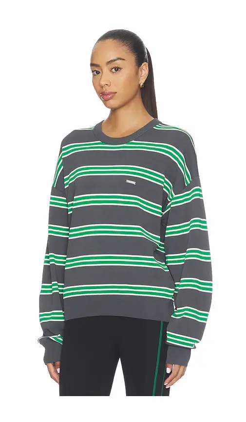 P.E NATION Retreat Stripe Sweater | Thumbnail 2 P.E NATION Retreat Stripe Sweater | Thumbnail 2