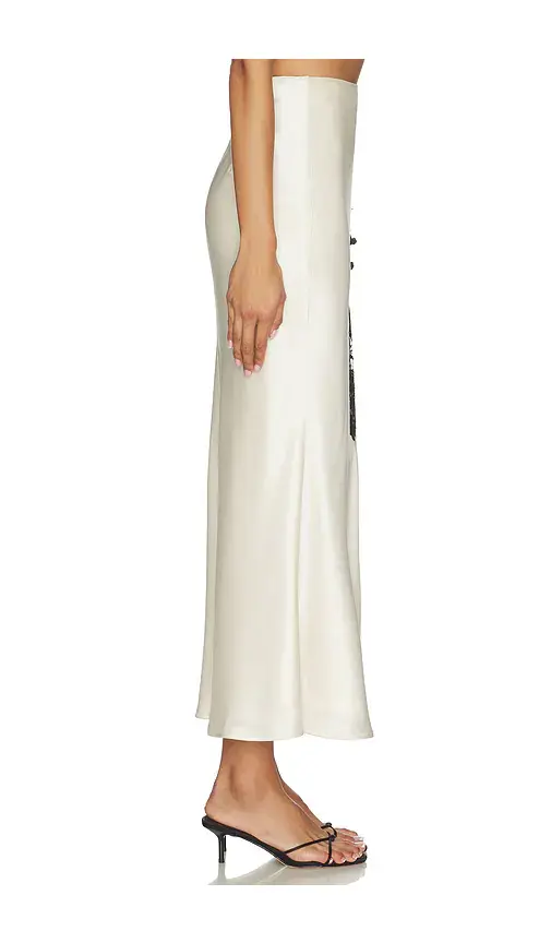 Sau Lee Elva Satin Skirt | Thumbnail 2 Sau Lee Elva Satin Skirt | Thumbnail 2
