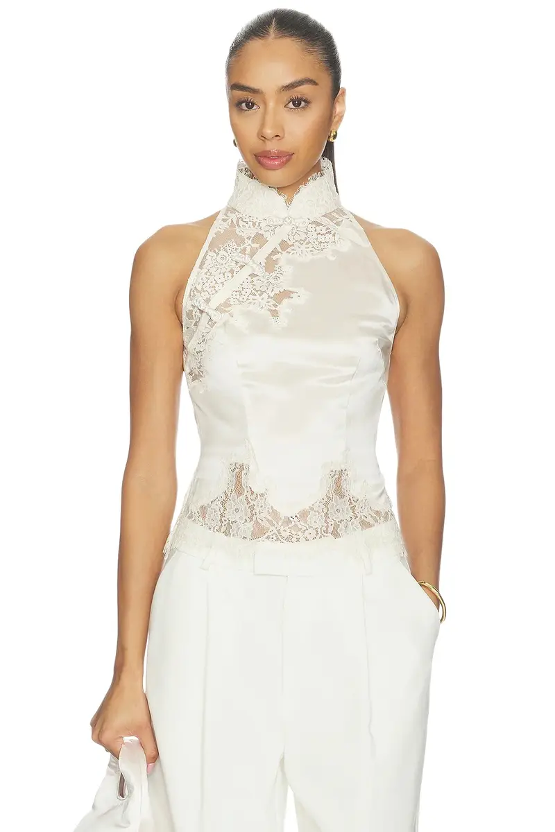 Elva Satin Top